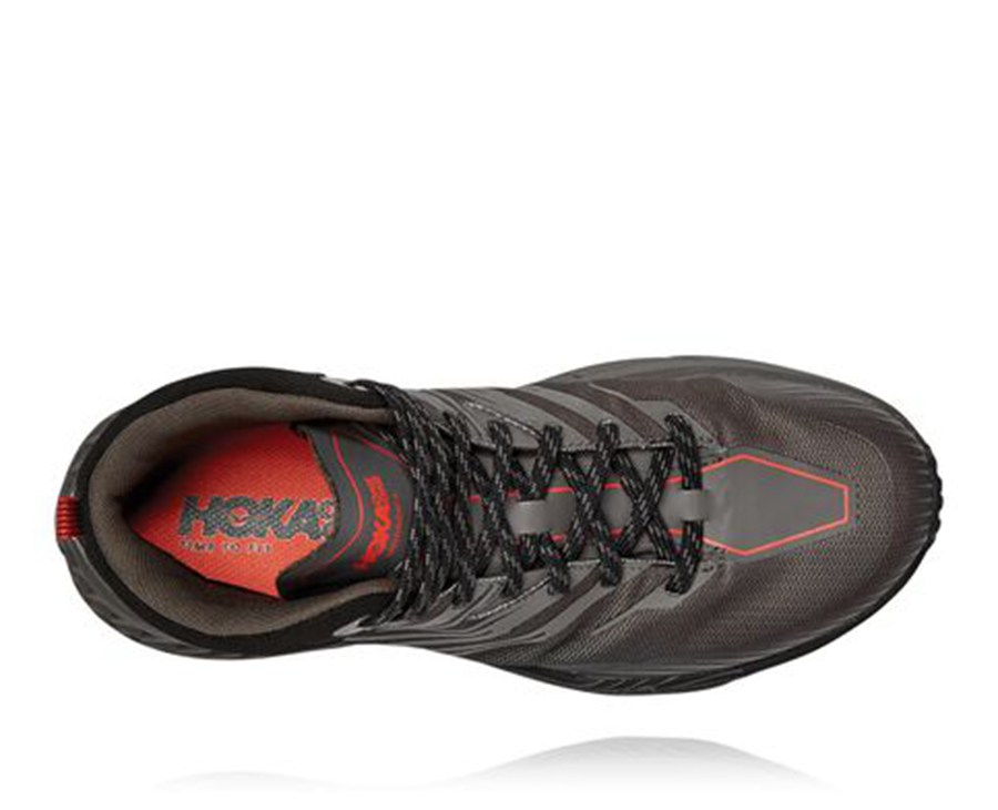 Hoka One One Spor Ayakkabı Erkek Siyah - Speedgoat Mid Gore-Tex 2 - NK6849137